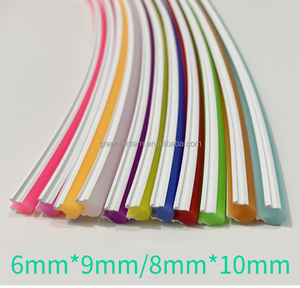 Matériaux pour enseignes publicitaires LED néon 12V personnalisées, bande néon flexible séparée avec revêtement en silicone, flexible et modulable pour aménagement paysager - Product Image 2