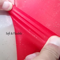 12X20cm Soft Fly Tying Silicone Film Wiggle Tail Making pour Brochet Bar Perche Grande Truite Leurres De Pêche Matériaux 0.3mm