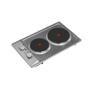 Placa de Cocina Eléctrica Integrada de Acero Inoxidable de <span class=keywords><strong>2</strong></span> Quemadores con Encendido Electrónico, Eficiente Energéticamente para Uso en Autocaravanas y Casas con Gas o Batería - Product Image 3