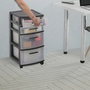 Cajonera organizador multiusos 4 niveles MQ สีนิโกร gavtero 4 niveles - Product Image 2
