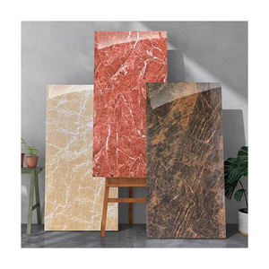 Baldosas de porcelana para habitación, baldosas interiores sólidas modernas, mármol pulido esmaltado, Hotel de lujo, Villa, <span class=keywords><strong>Color</strong></span> oscuro con vena, 600x1200mm - Product Image 1