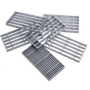 Kullanılan metal zemin galvanizli çelik ızgara kanal kapağı inşaat demiri köprü çelik ızgara ağırlığı metrekare başına