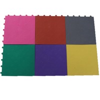 Langlebige wasserdichte Copolymer Interlocking Modulare rutsch feste Garage Bodenbelag Fliesen Gym Fußmatten 50 X50CMX1CM Fitness studio
