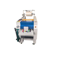 CHENGYUE Plastifieuse à rouleaux chauffante à alimentation automatique, détachable, à chauffage par bain d'huile, avec fonction de marquage à chaud CY