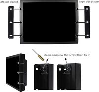 Moniteur industriel TFT 12,1 pouces 800x600 700 nit VS121ZJ01 avec port DVI VGA, haut-parleurs doubles intégrés, boîtier métallique
