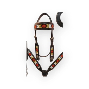 Personalizado Western Horse Headstall Pecho Collar Último diseño Cuero Caballo Gear por Fabricante - Product Image 4