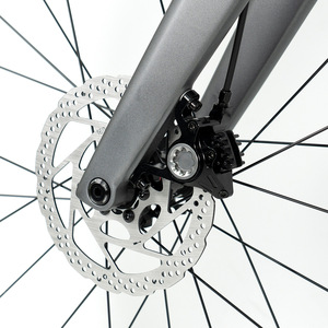 Vélo de gravier en fibre de carbone GRAVEL-V3, freins à disque hydrauliques, roues en aluminium, 24 vitesses, axe traversant entièrement intégré, classique, sportif, GRAVEL-V3-24S G - Product Image 2