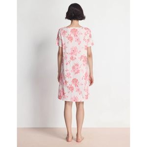 Camisón de Bambú Suave y Cómodo para Mujer, Manga Corta, Cuello en V, Vestido de Dormir Personalizado para Mujer, Vestido de Dormir para Señoritas - Product Image 3