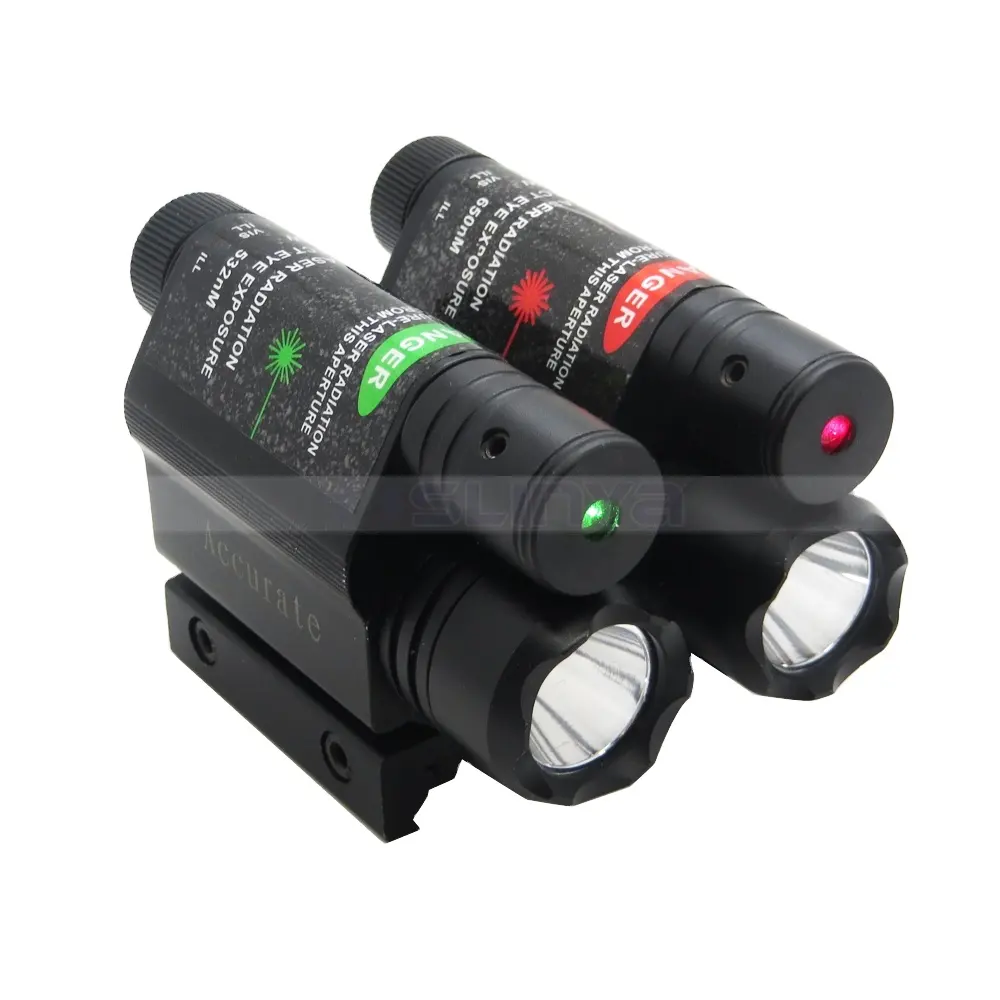 Portable Aluminum Red Green Laser Pointer Lamp Bike Holder Torch USB Rechargeable Flashlight