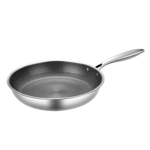 Hiện đại lai triply không dính tổ ong thiết kế thép không gỉ Chảo 8/10/12 inch thân thiện với môi khí cảm ứng Cookware Set - Product Image 5