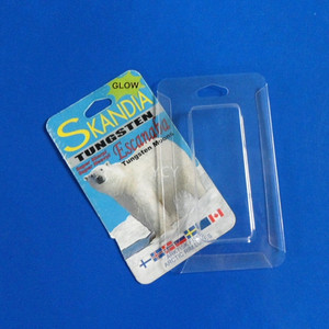 Custom DIY caja concha de almeja lado de la mascota blíster embalaje para el gancho de pescado - Product Image 1