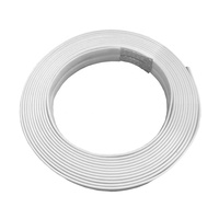 Bande tressée à âme en cuivre avec isolation en PVC et gaine extérieure plate - Fil plat pour photovoltaïque - Fil souple 1,5*2 cm²