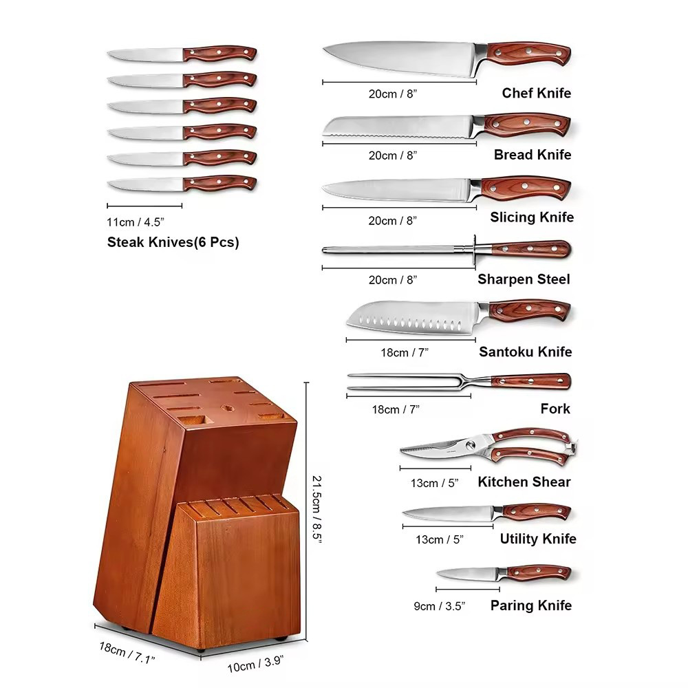 Ensemble de couteaux de cuisine