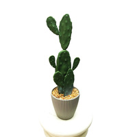 Vente chaude grand cactus artificiel en pot de haute qualité plante artificielle décoration bonsaï