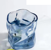 Verre pliant torsadé créatif, verre à whisky, tasse à bière transparente, tasse à eau, tasse à thé, verre à jus résistant à la chaleur