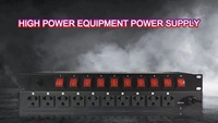 XTUGA AC-1018 Contrôleur d'alimentation professionnel 10 voies 4000W haute puissance 100-240V avec intervalle de 1 seconde et interrupteur d'air indépendant