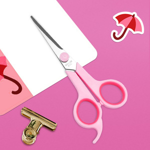 Stainless Steel Paper Scissors 6 Inch Pink For Home Office Craft DIY Cutting - Product Image 2