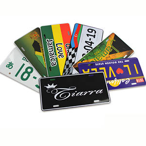 Material de Aleación de Aluminio con Acabado Brillante para Matrículas de Vehículos, Estilo Americano Creativo, Adorno Automotriz - Product Image 3