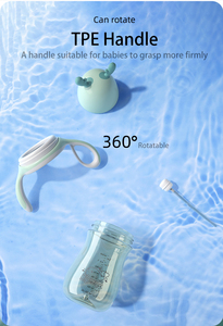 ขวดนมแก้วบอโรซิลิเกตแบบคอกว้าง,ขวดนมเด็กสำหรับเด็กแรกเกิด - Product Image 4