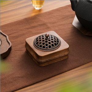 Incensiere scatola di incenso cavo in legno - Product Image 6