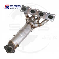 Convertisseur catalytique à trois voies de haute qualité SQS OEM/ODM, ajustement direct pour Jee-p Renegade, nouveau style, avec certification CE