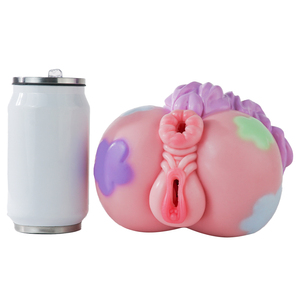 Masturbador Masculino GEEBA Pink Fantasy Pony Style, Vagina Realista <span class=keywords><strong>de</strong></span> Doble Canal, Juguetes Sexuales <span class=keywords><strong>para</strong></span> Hombres, <span class=keywords><strong>Silicona</strong></span> Suave, Estimulador Manual - Product Image 6