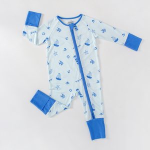 Engepapa Maßgefertigter Neugeborenen-Bambus-Strampler Großhandel 0-3 Jahre Alt Sommer Bedruckte Säuglings-Bambus-Pyjamas Babykleidung - Product Image 4