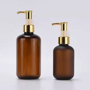 Wholesale White Black Amber PET Plastic Lotion Pump Shampoo <b>Bottles</b> 100ml/<b>200ml</b>/250ml/350ml/400ml/500ml Face Mask Skin Care - Product Image 1