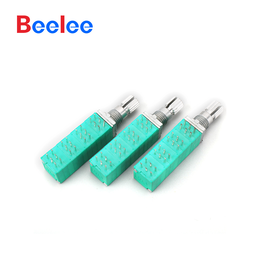 Beelee 9mm Metal Shaft Multiple Potentiometer Rotary Potentiometer