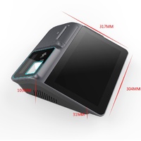Système de point de vente (POS) tablette Android portable avec écran tactile de 11 pouces et imprimante