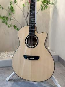 Bullfighter D4C 6-<b>String</b> Acoustic Guitar Solid Mahogany <b>Top</b> 6 Steel <b>Strings</b> Other Fingerboard OEM High Quality Colorful 40/41 - Product Image 5