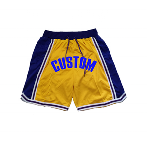 Short Varsity Rétro pour Hommes Logo Surdimensionné en Vrac Velours Côtelé Filles Short de Basketball Réversible Retour Personnalisé - Product Image 3