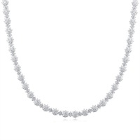 Collier tennis anti-ternissement pour femme en argent sterling 925 avec moissanite VVS1, chaîne cubaine hip-hop, colliers ras-du-cou personnalisés, fabricant de bijoux