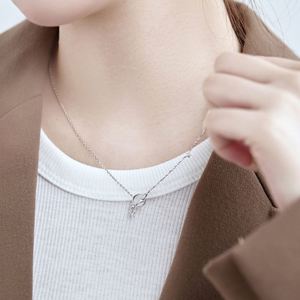 Collares con Colgante de Estrella y Planeta de Plata de Ley 925 con Circonita 5A de Dylam para Adolescentes, Joyería Fina de Moda con Temática del Universo, Regalos - Product Image 3