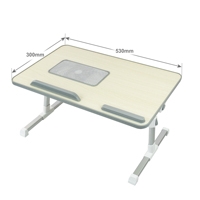 Charmount USB Fan Lap Mdf En Bois Ordinateur Portable Table Réglable Lit Bureau pour Ordinateur Portable