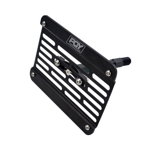 Support de plaque d'immatriculation en alliage d'aluminium XPA pour AUDI A4 2010-2015, montage multi-angles - Product Image 3