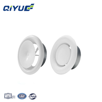 Diffuseur d'air métallique pour la ventilation, accessoires de ventilation, raccords de conduits, systèmes de ventilation d'air frais centralisé pour hôpitaux et CVC