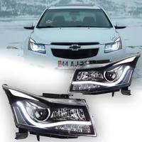 Feux de voiture pour Chevrolet Cruze, projecteur de phare, lentille 2009-2016, Holden Signal Head Lamp, phares LED, accessoires automobiles
