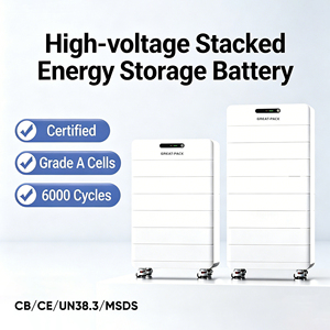 แบตเตอรี่เก็บพลังงานแสงอาทิตย์แบบไฮบริด 102.4V 5kWh 50Ah แบบต่อพ่วงได้ พร้อมระบบสื่อสาร CAN รองรับการใช้งานมากกว่า 6000 รอบการใช้งาน - Product Image 2