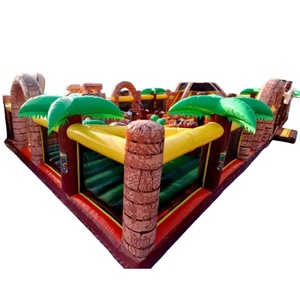 Castillo Inflable Comercial Gigante Personalizado para Niños, Ciudad de Diversión Inflable, Castillo Inflable con Forma de <span class=keywords><strong>Bosque</strong></span> para Fiestas - Product Image 3