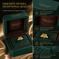 Boîte à bijoux de luxe avec un savoir-faire haut de gamme, un emballage protecteur sécurisé, une présentation élégante pour les fiançailles