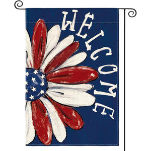 علم الحديقة الأمريكية على الوجهين 45x30 الألعاب النارية July الرابع الوطني علم ديكور الفناء الخارجي للاستقلال علم الحديقة اليوم - Product Image 1