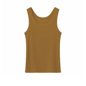RUICHI Custom Women Crew Neck Ribbed Sleeveless Vest, 260GSM Thick Vertical Striped Slim Tank <strong>Top</strong> - Product Image 5