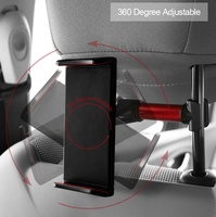 Lazy Bracket Dudukan Malas Dudukan Ponsel Tablet Belakang Kursi Mobil untuk Pemegang Tablet EBook DVD GPS 4-11 Inci