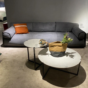 नवीनतम डिजाइन स्टाइलिश आधुनिक इतालवी 3 सीट कपड़े कमरे में रहने वाले Baxter विला सोफे - Product Image 2