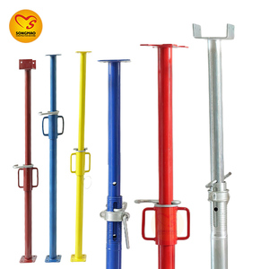 Puntal de Acero Ajustable Galvanizado para Andamios de Construcción, Puntales para Encofrados, Puntales de Apuntalamiento - Product Image 1