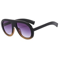 Lunettes de soleil pour hommes Lunettes de soleil de luxe pour femmes 2023 Femmes Design surdimensionné Prix compétitif Lunettes de soleil rondes uniques