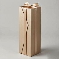 Boîte pliante en une seule pièce, boîte cadeau pliable pour Noël, Halloween, la Saint-Valentin et les cadeaux de fête, logo personnalisé