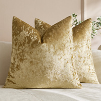 Housse de coussin en velours uni, style moderne et minimaliste, pour canapé, insert non inclus, best-seller