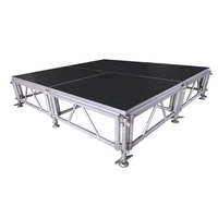 Scène mobile en aluminium, scène de spectacle portable, structure de scène pliable pour l'extérieur, plateforme de scène, support OEM